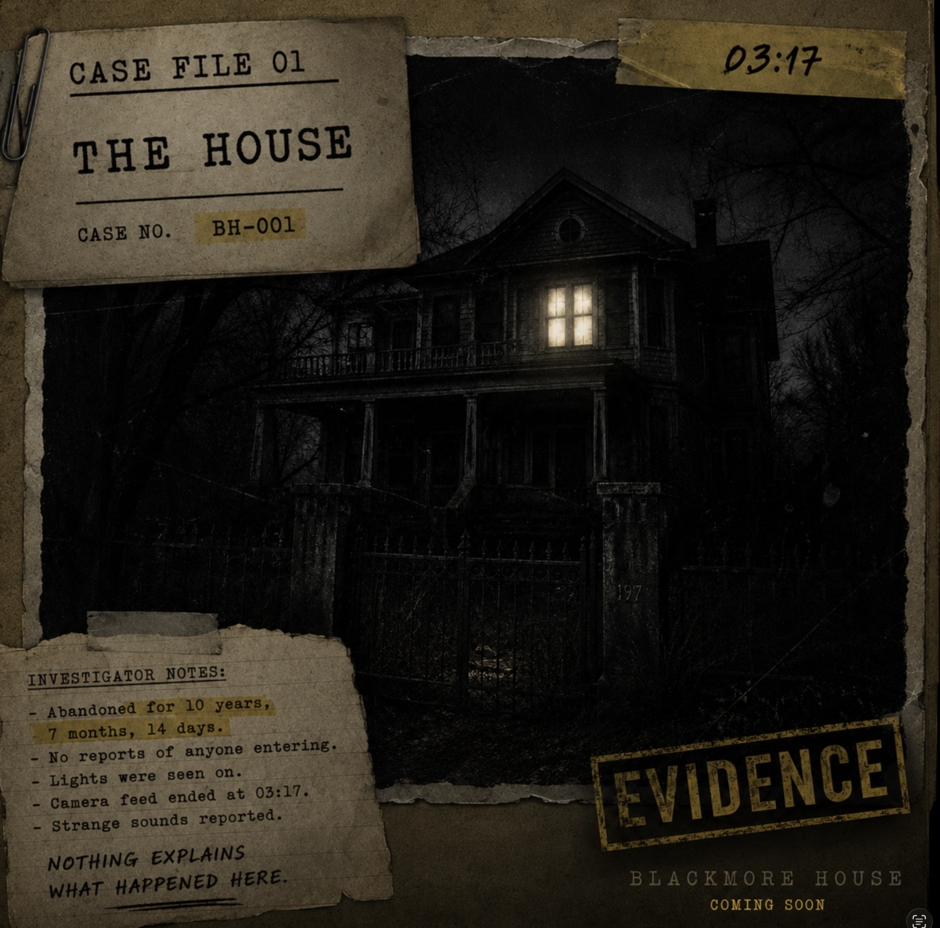 Case File 01 — The House